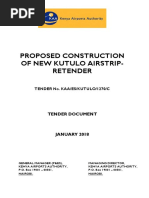 Proposed Construction of New Kutulo Airstrip - Retender