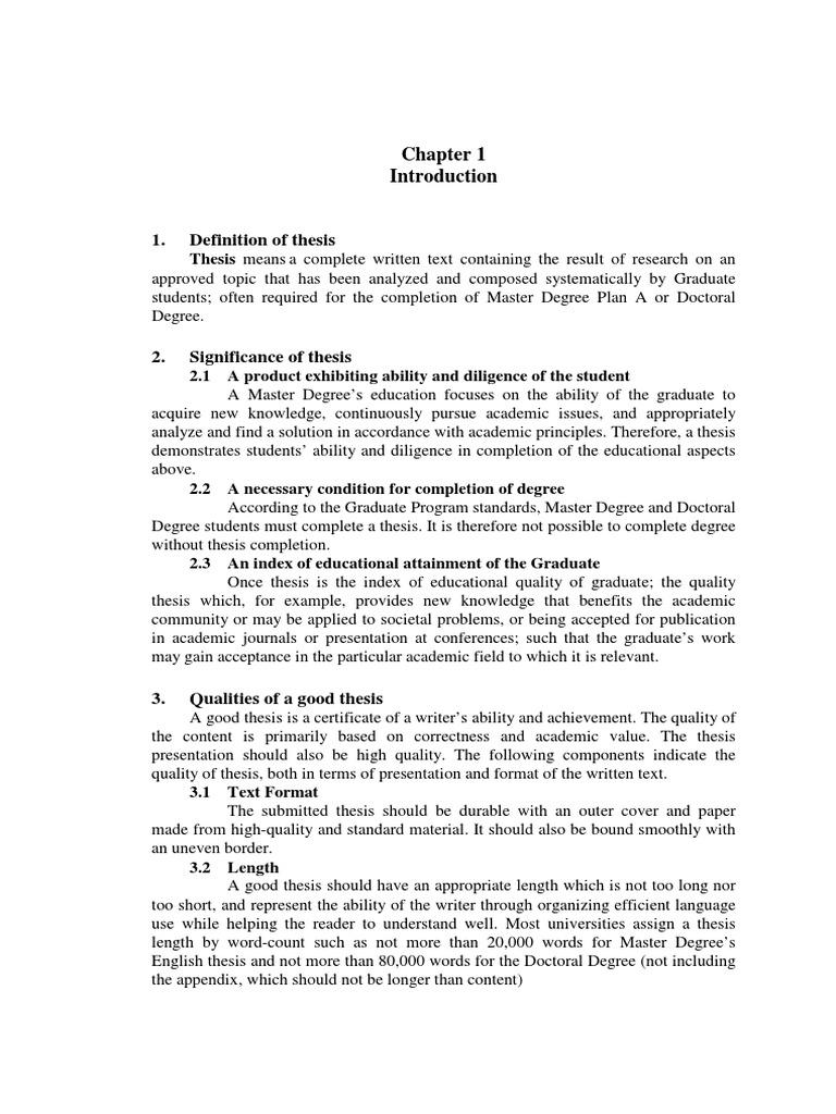 3 point thesis statement template image