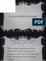 Present Pa .Dasar Ekonomi Baru