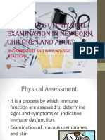 Techniques of Physical Examination in Newborn, Children and Adult