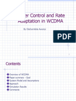 Power Control and Rate Adaptation in WCDMA: by Olufunmilola Awoniyi