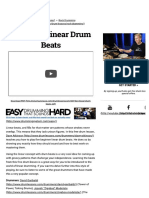 Beginner Linear Drum Beats RESZLETES