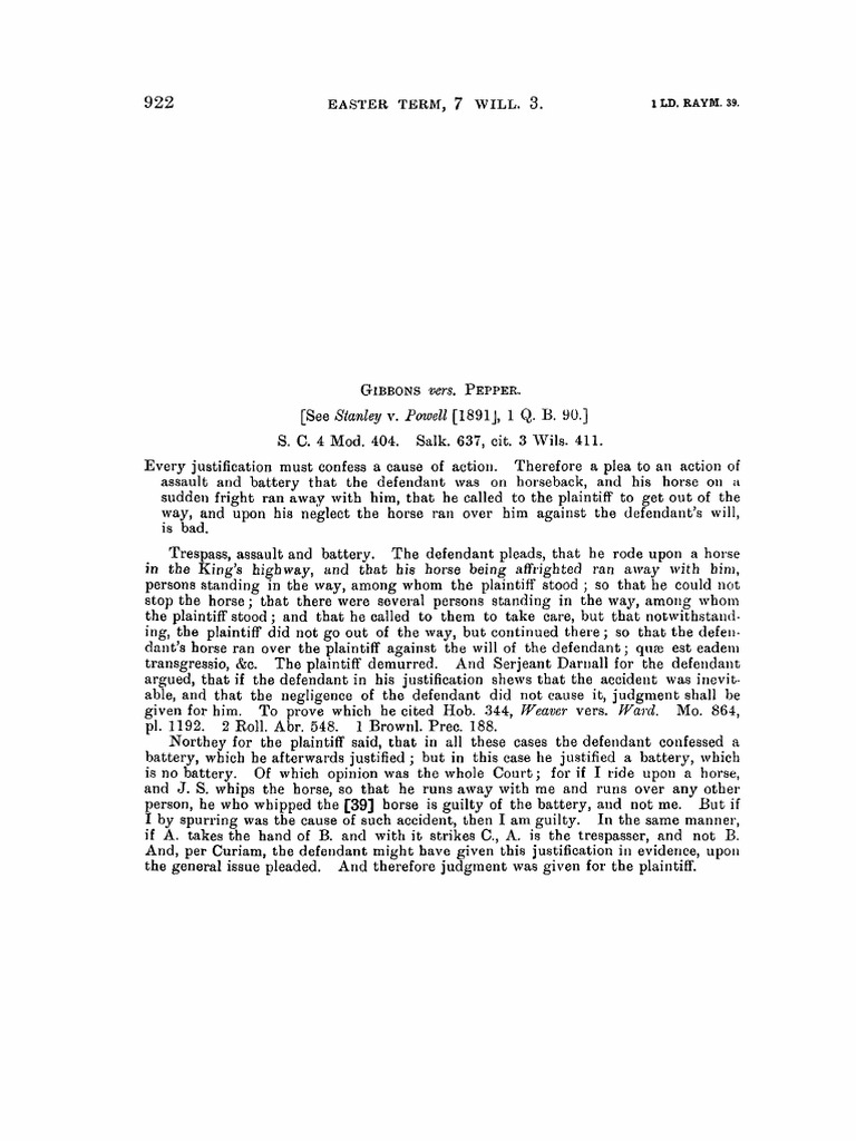 Gibbons_v_Pepper__(1695)_91_ER_922