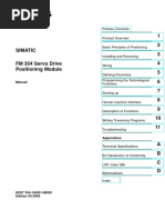 1 2 3 4 5 6 7 8 9 10 11 FM 354 Servo Drive Positioning Module Simatic