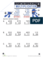 3 Digit by 2 Digit Multiplication