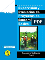 Supervisión y Evaluación de Proyectos de Saneamiento Básico