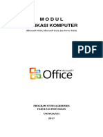 Modul APLIKASI KOMPUTER MS OFFICES OK1 PDF
