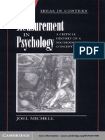 Measurement in Psychology