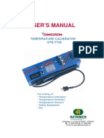 OTE-T700 Manual