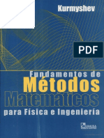 Fundamentos de Metodos Matematicos para Fisica e Ingenieria Evguenii Kurmyshev PDF