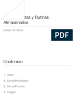 MySQL - Vistas y Rutinas Almacenadas PDF