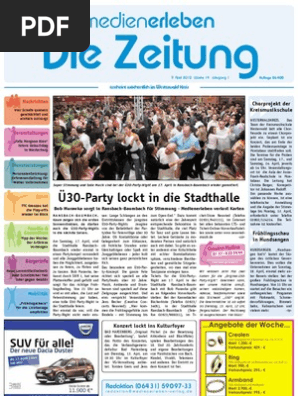 Westerwalder Leben Kw 14 09 04 2010 Die Zeitung Als E Paper