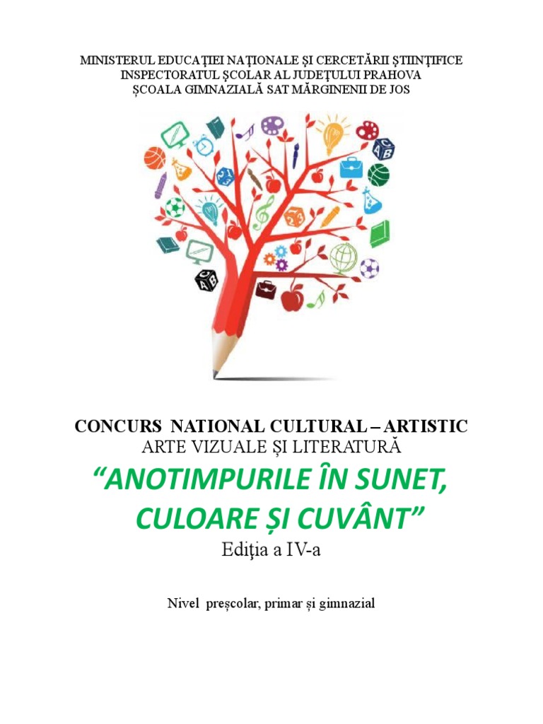 Regulament Proiect Concurs Anotimpurile In Sunet Culoare Si