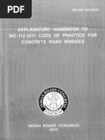 IRC SP 105 2015 Explanatory Handbook To IRC 112 2011