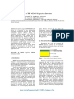 Mechanical Model of RF MEMS Capacitor Structure: 2. Material and Design