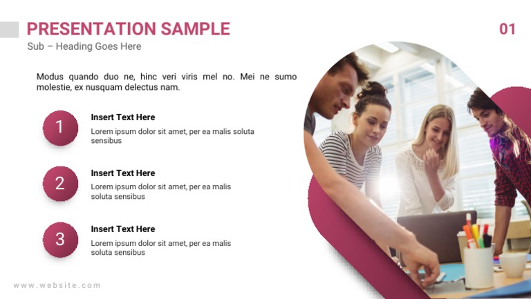 Presentation Sample: Sub - Heading Goes Here | PDF