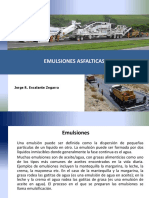 Emulsiones Asfálticas (Semana 1 y 2) - Clases PDF