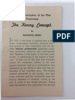A Brief Description of the Film the Kenny Concept - Booklet