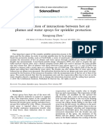 10.1016 J.proci.2014.05.078 Characterization of Interactions Between Hot Air Plumes and Water Sprays For Sprinkler Protection