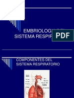 Embriologia Del Sistema Respiratorio