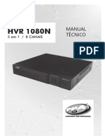 Manual Técnico HVR 1080N 8 Canais 5 Em 1