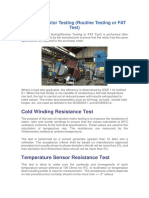 Induction Motor Testing