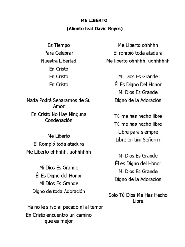 Me Liberto Aliento Ft Davide Reyes