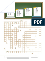 Crossword Opposites Crosswords Fun Activities Games Grammar Drills One 28917