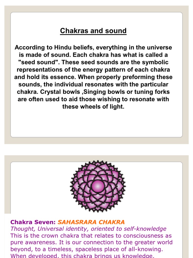 Chakras & Sound | PDF | Chakra | Spirituality
