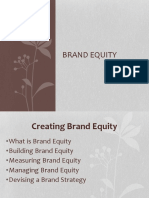 Brand Equity & Brand Building From Customer Perspective & Organizational Perspective