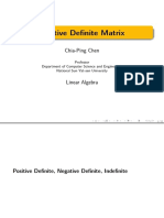 Positive Definite Matrix: Chia-Ping Chen
