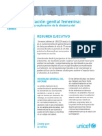 Mutilación/ablación Genital Femenina: Resumen Estadístico y Exploración de La Dinámica Del Cambio