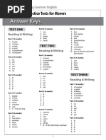 Answer Booklet - Starters Skills Builder 2 | PDF