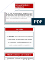 Operacionalidad de Variables