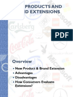 New Products and Brand Extensions