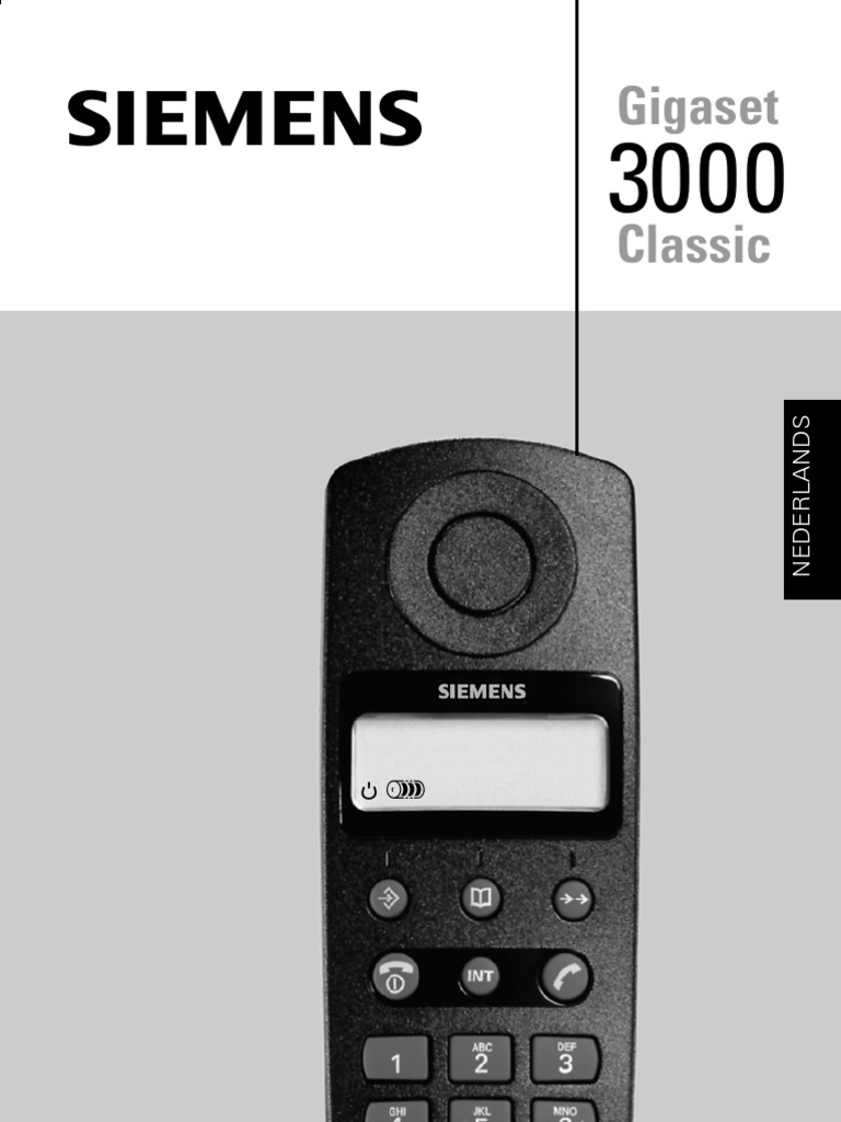 20070331-handleiding_Gigaset_3000Classic | Personal Identification Number | Telephone Number