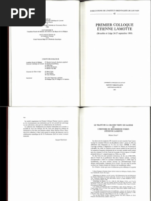 1993 premier colloque etiemme lamotte pdf japon bouddhisme mahayana