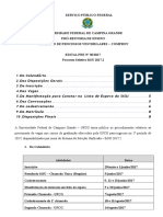 Edital Sisu 2017.2 - Ufcg