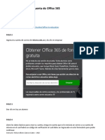 Manual para Crear Cuenta en Office 365