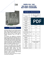 SMPS-124 / 242 Din Rail Mounted Battery Chargers: Technical Specifications
