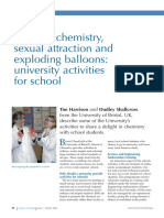 Perfume Chemistry, Sexual Attraction and Exploding Balloons: University Activities For School