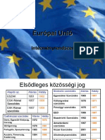 Európai Unió Intézményrendszere PDF