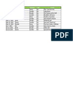 Sabbath School Schedule 2nd Quarter 2014