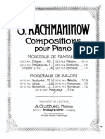 Rachmaninow Compositions For Piano PDF