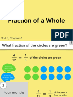 Fraction of A Whole: Unit 3, Chapter 6 Lesson 3.6d