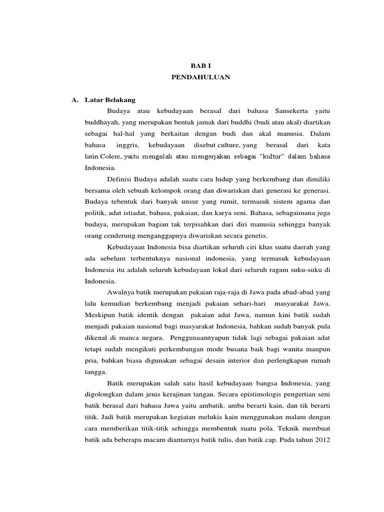 Makalah Batik Pdf
