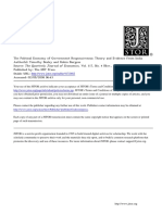 2002 The Political Economy of Government Responsiveness Theory and Evidence From India PDF