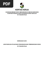 Kertas Kerja Pembangunan Surau Sekolah