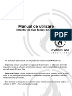 Manual de utilizare senzor gaz  INOGAS