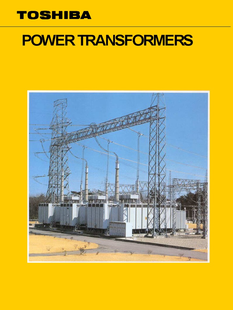 Power Transformers Toshiba Toshiba Toshiba Toshiba PDF Transformer Insulator (Electricity)